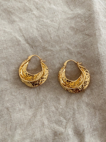 Odessa Hoop Luxe Earrings