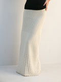 Mia Crochet Maxi Skirt - Cream