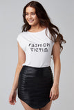 Slogan FASHION VICTIM Tee