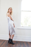 Alyssa Stripe Silky Slip Dress
