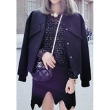 Becca Boxy Silhouette Neoprene Jacket - HELLO PARRY Australian Fashion Label 