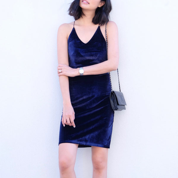 Belle Velvet Slip Dress