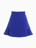 Oliver Frill Hem Skirt -Royal Blue - HELLO PARRY Australian Fashion Label 