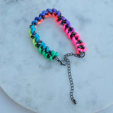 OMBRÉ Neon Friendship Bracelet - HELLO PARRY Australian Fashion Label 