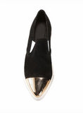 Emmalyn Metal Pointed Slip On Shoes - HELLO PARRY Australian Fashion Label 