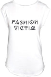 Slogan FASHION VICTIM Tee