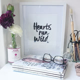 Hearts Run Wild Print