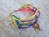 Spike Rainbow Bracelet