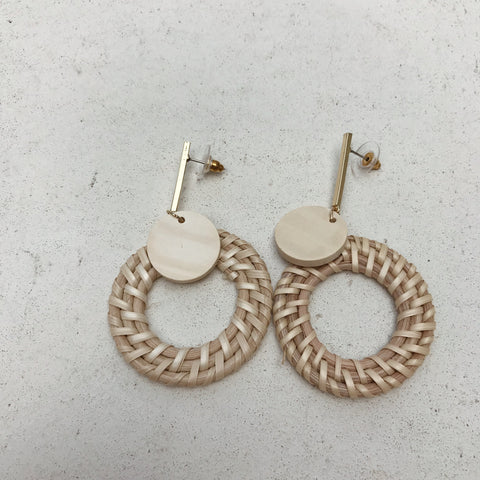 Maura Hollow Circle Earrings