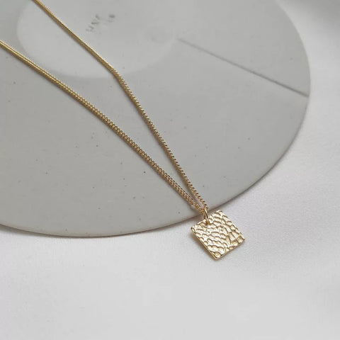 Lenzo Square Necklace
