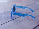 Milan Icy Blue Mirror-lens Shades