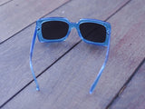 Milan Icy Blue Mirror-lens Shades