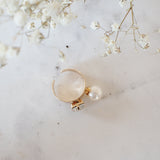 Nicolai Crystal and Pearl Ring - HELLO PARRY Australian Fashion Label 