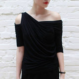 Lori Multiform Black Top - HELLO PARRY Australian Fashion Label 