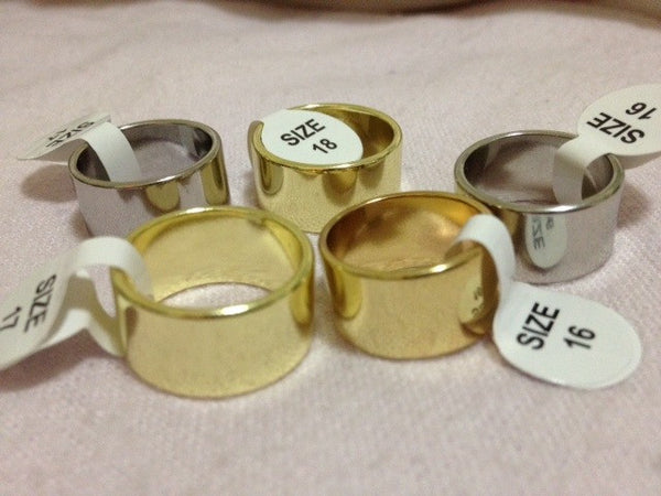 Metal Gold/Silver Cuff Knuckle Ring