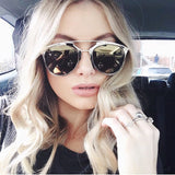 Morrocco Gold Frame Sunglasses
