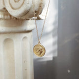 Follow Your Dream 18K Coin Necklace