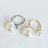 Kara Asymmetric Double Pearl Ring - HELLO PARRY Australian Fashion Label