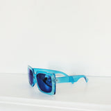 Milan Icy Blue Mirror-lens Shades