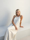 Aurora Halter Neck Maxi Dress