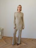 Brooke Cotton Knit Set - Oat