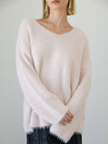 Cherie Fluffy Knit - Blush