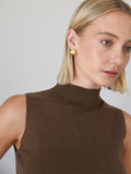 Eliana Button Luxe Earrings