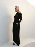 Ramona Wide Leg Pants - Black