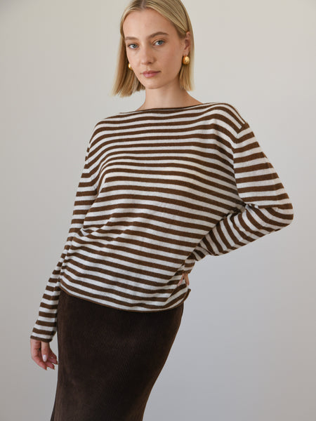 Koko Stripe Mohair Top