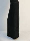 Mia Crochet Maxi Skirt - Black