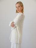 Suzie Honeycomb Knit - Snow