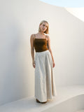 Verna Maxi Linen Skirt