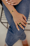 Becka Gemstone Luxe Bracelet - Emerald