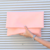 Avalyn Oversized Fold Over Clutch - HELLO PARRY Australian Fashion Label 