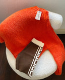 DESIREE OVERSIZE MERINO WOOL JUMPER - ORANGE