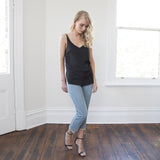 Louise Silky Black Cami