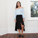 Cali Palm Tree Off Shoulder Top