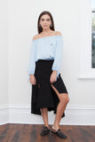 Cali Palm Tree Off Shoulder Top
