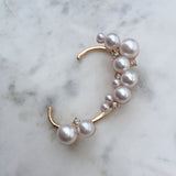 Sally Crystal Pearl Ear Cuff
