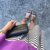 Tara Stripe Circle Skirt