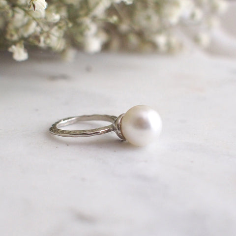 Alina Pearl Knuckle Ring - HELLO PARRY Australian Fashion Label 