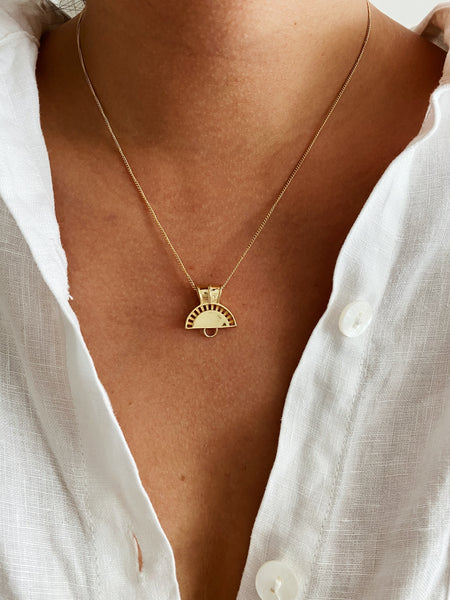 Aztec Pendant Necklace