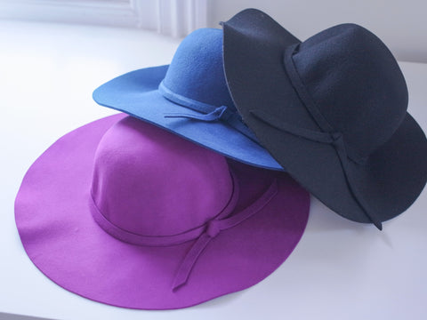 Andrea Wool Floppy Hat - HELLO PARRY Australian Fashion Label 