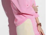 Anita Neoprene Flare Skirt - Pink - HELLO PARRY Australian Fashion Label 