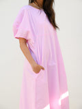 Cece Puff Sleeve Dress -Gingham Pink