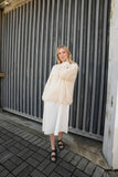 DESIREE OVERSIZE MERINO WOOL JUMPER- PEARL