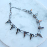 Gold Plated Spike Necklace - HELLO PARRY Australian Fashion Label 