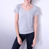 Basic V Neck Soft Tee - HELLO PARRY Australian Fashion Label 