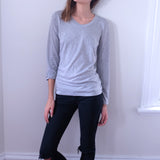 Paige Pocket Basic Top - HELLO PARRY Australian Fashion Label 