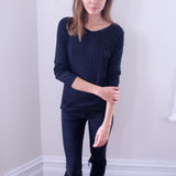 Paige Pocket Basic Top - HELLO PARRY Australian Fashion Label 